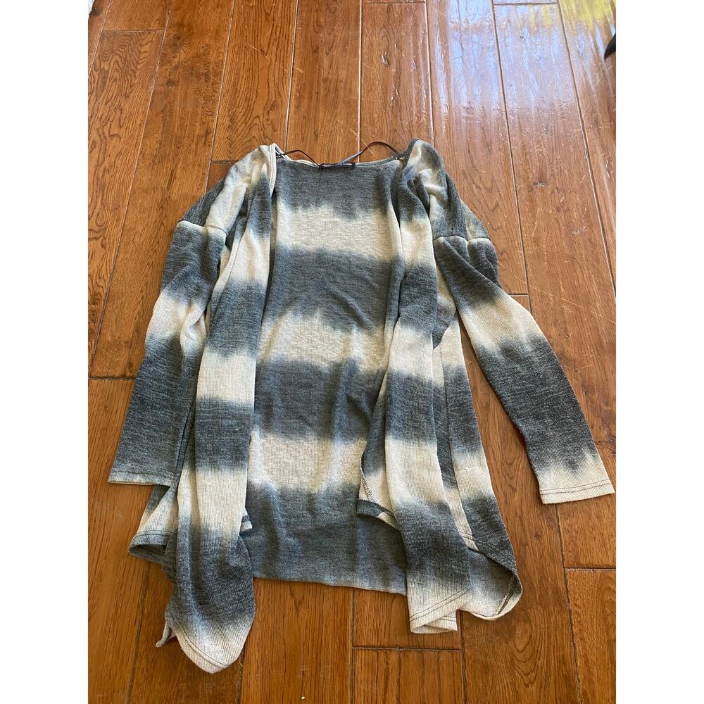 Happening in the Present Striped Flowy Long Sweater
